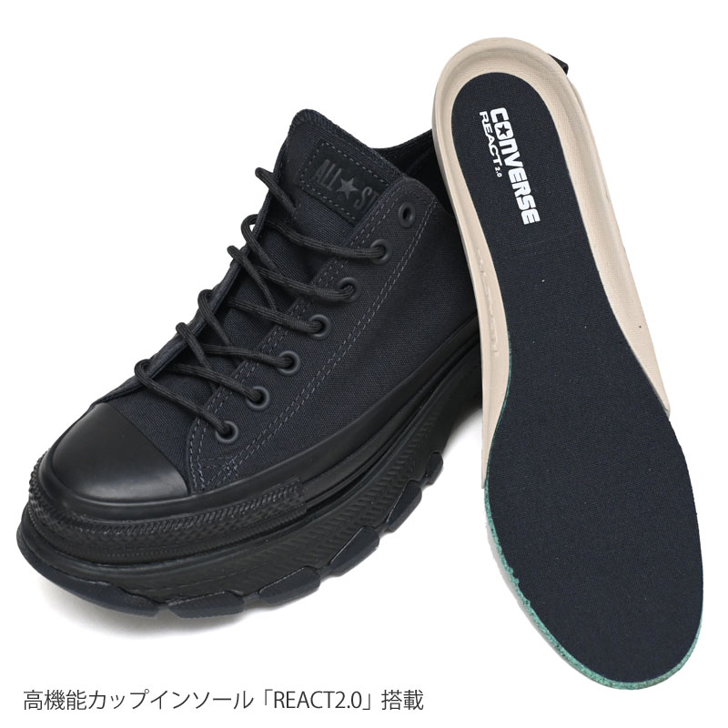 コンバース オールスター トレックウェーブ OX 黒 23.5㎝ CONVERSE コンバース ALL STAR (R) TREKWAVE OX オールスター (R