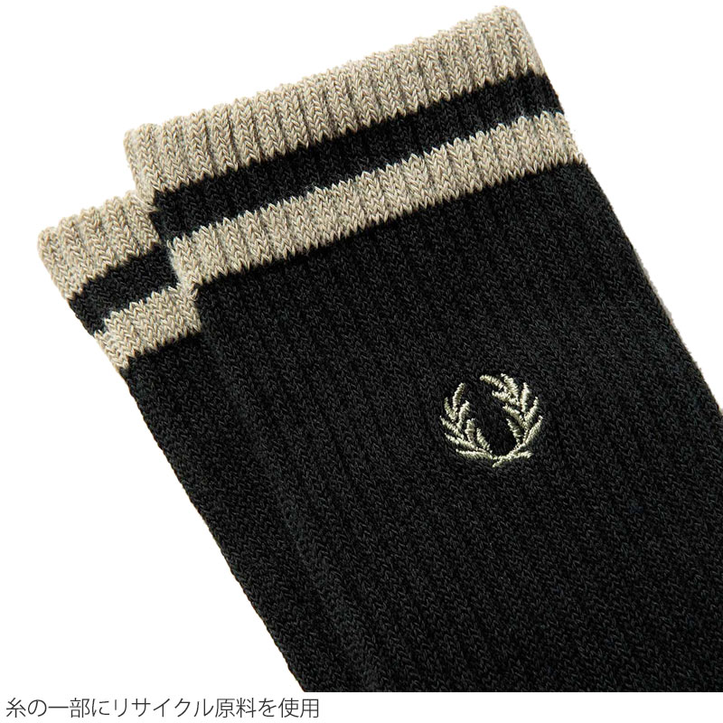 フレッドペリー FREDPERRY 靴下 メンズ レディース 日本製