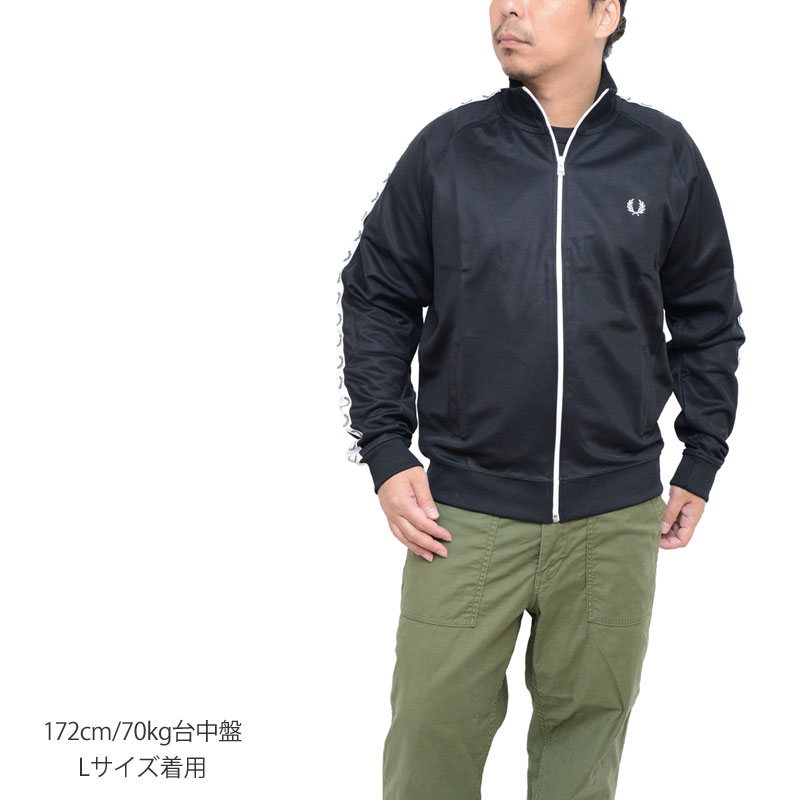 FRED PERRY⭐︎クロップド丈⭐︎トラックジャケット FRED PERRY/フレッドペリー】Taped Track Jacket（テープドトラック