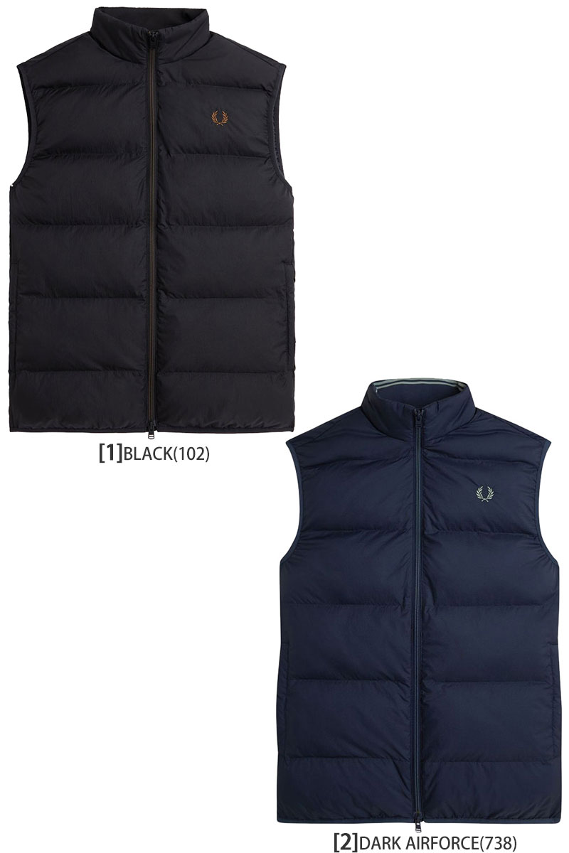 FRED PERRY（フレッドペリー） 中綿ベスト メンズ インサレーテッド
