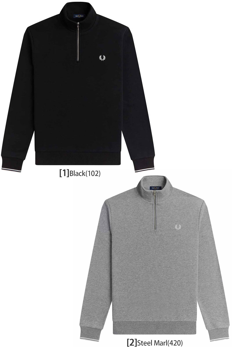 フレッドペリー ハーフジップ スウェット HALF ZIP M3574 楽天市場】[M3574]FRED PERRY(フレッドペリー)Half Zip