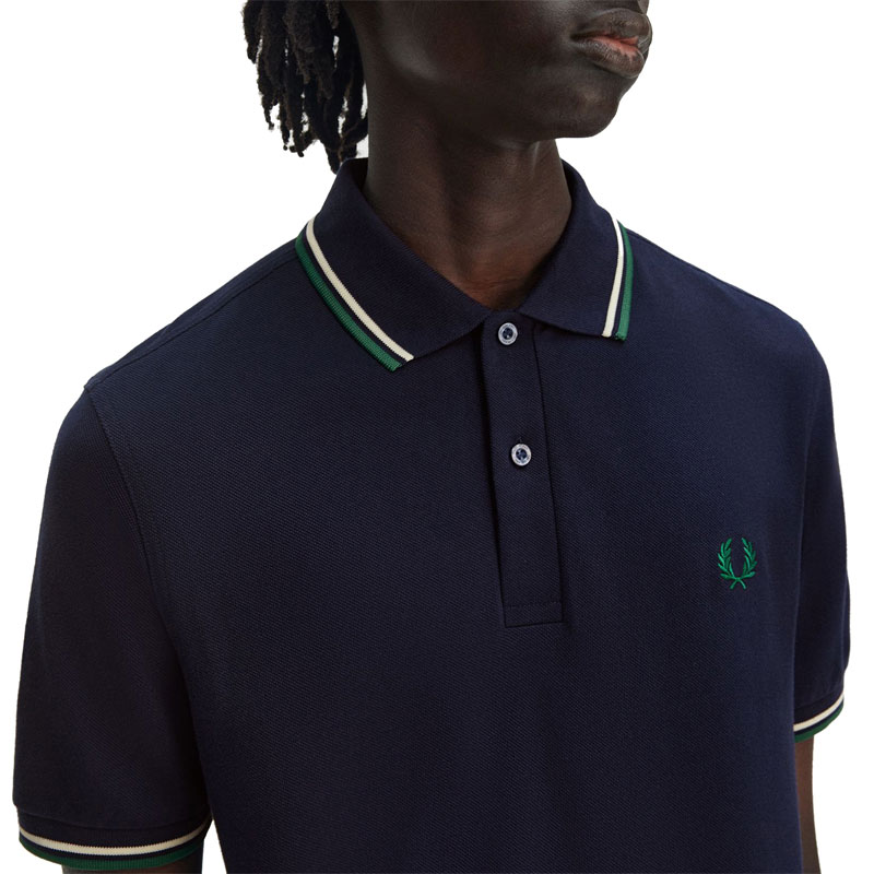 FRED PERRYフレッドペリー ポロシャツ メンズツインチップ半袖ポロシャツ FRED PERRY（フレッドペリー） ポロシャツ ツインティップドフレッド