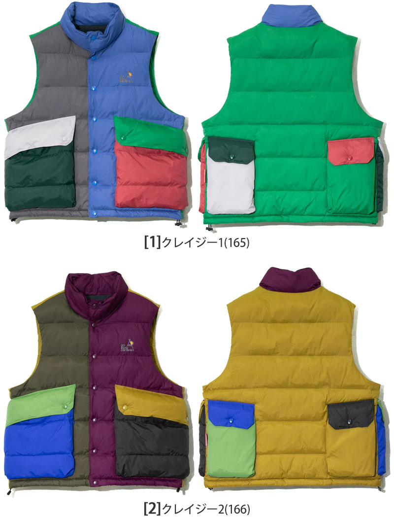 go slow caravan（ゴースローキャラバン） 中綿ベスト メンズ マイクロ