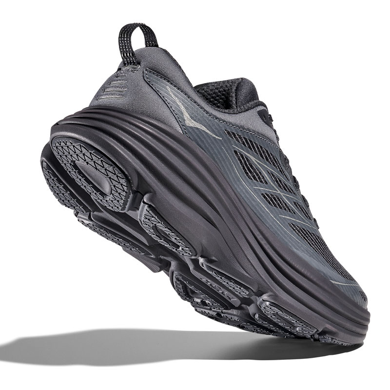 HOKA Bondi 8 ブラック ランニングシューズ HOKA ONEONE ホカ ランニングシューズ 厚底 メンズ ステルス