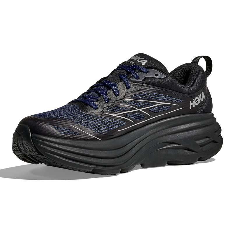 HOKA ブラック ランニングシューズ　M BONDI 8 HOKA ONEONE ホカ ランニングシューズ メンズ ボンダイ8 ワイド