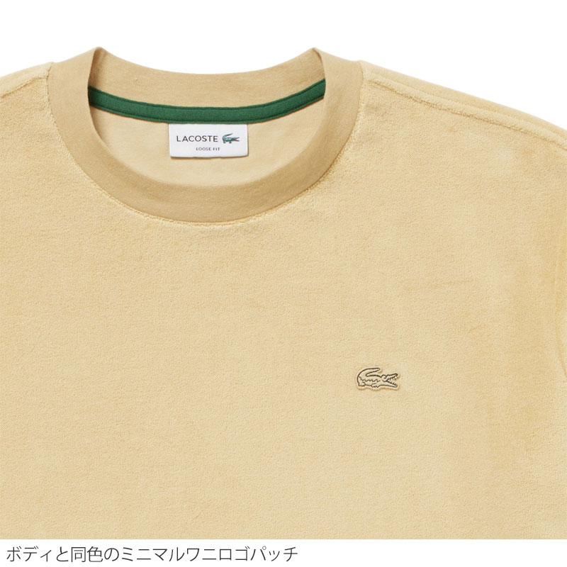 ラコステ LACOSTE Tシャツ 半袖 メンズ ハイゲージパイル地Tシャツ