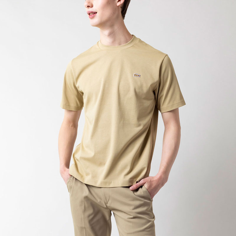 ラコステ LACOSTE Tシャツ 半袖 メンズ アウトラインクロッククルーネックTシャツ クラシックフィット Classic Fit TH5830