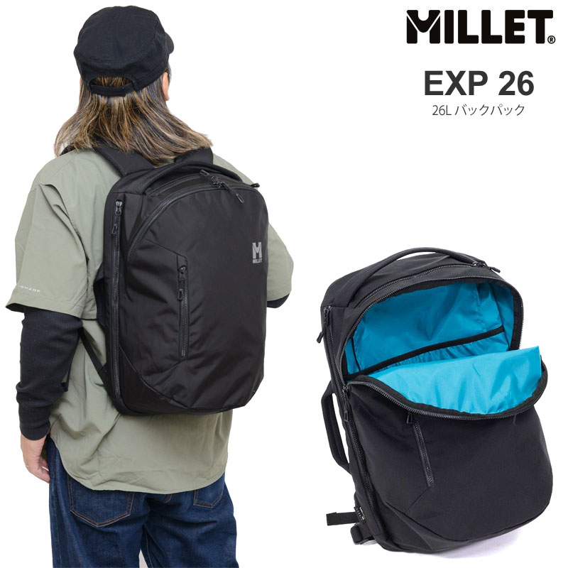 ミレー MILLET リュック メンズ レディース EXP26 バックパック ブラック 26L MIS0767 新ロゴ : mil-mis0767 :  ripe - 通販 - Yahoo!ショッピング