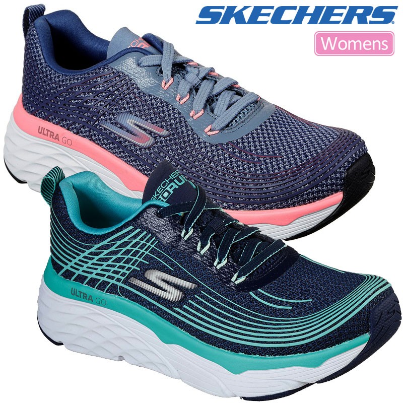 おしゃれ スケッチャーズ スニーカー Max Cushioning Elite パープル ピンク 23 Cm 2e メンズ靴