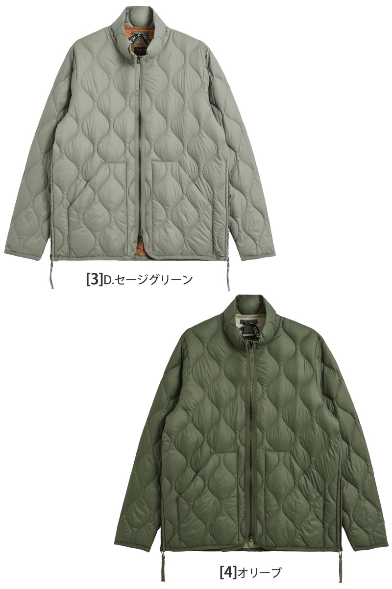 TAION（タイオン） ダウン メンズ レディース ミリタリー ハイネックW