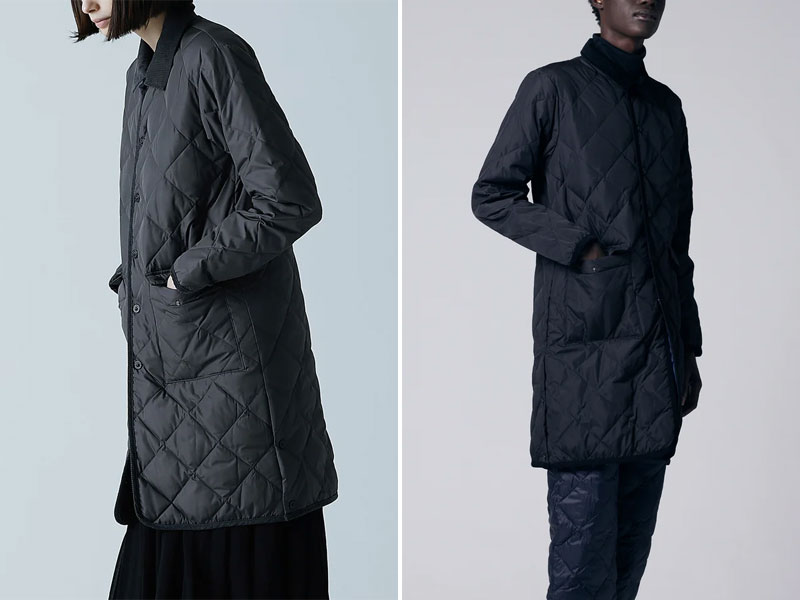 TAION（タイオン） ダウン メンズ レディース シティ パイピングカラー