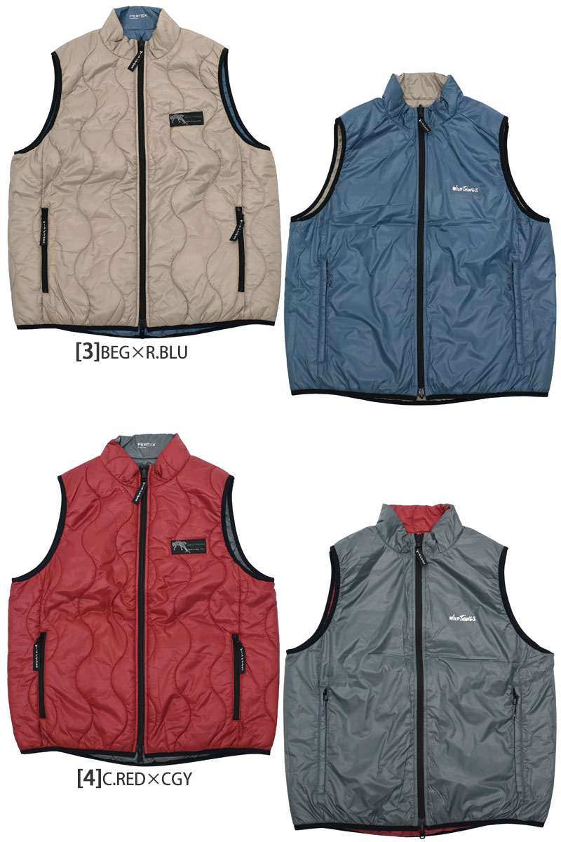 WILD THINGS | 〈別注〉 リバーシブル 中綿ベスト MEN WILD THINGS（ワイルドシングス）の「WILD THINGS | 〈別注