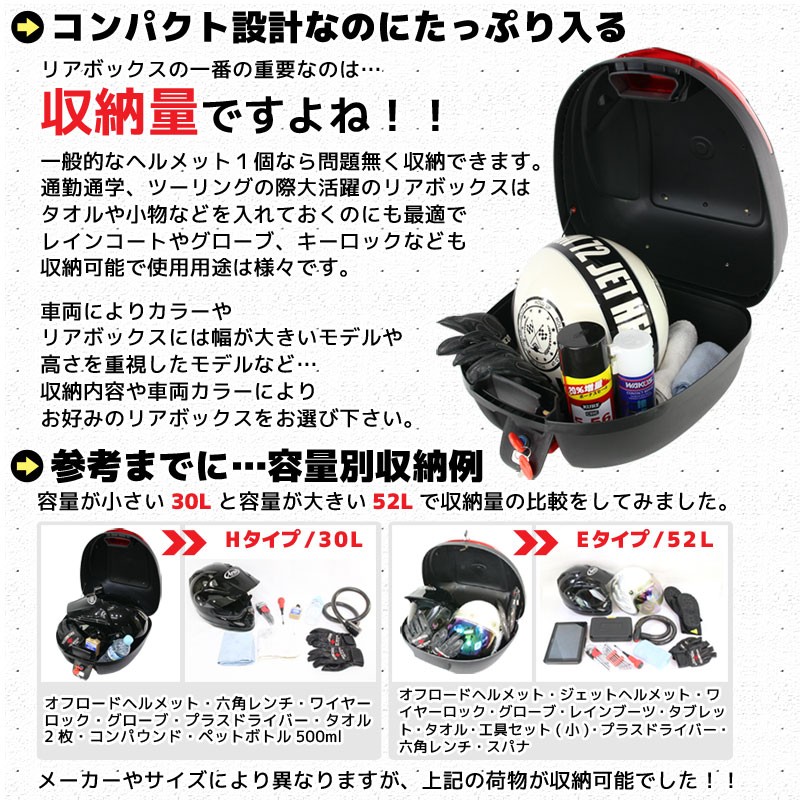 在庫処分 ヘルメットリアボックス＋ベースプレートつき 11620円