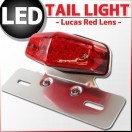 ホンダ ルーカス LEDテールランプ レッドレンズ クローム