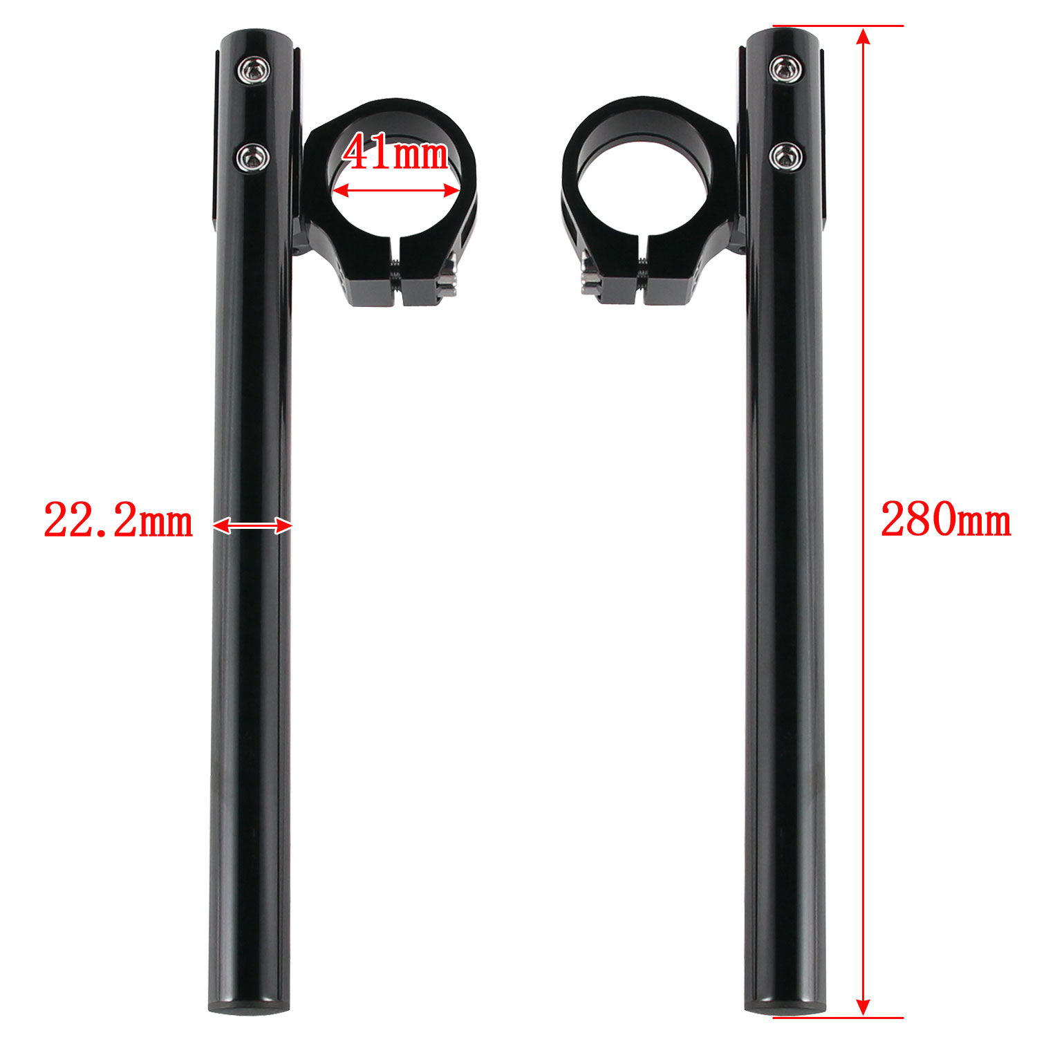楽天市場】1インチハンドル用 41mm セパレートハンドル 黒
