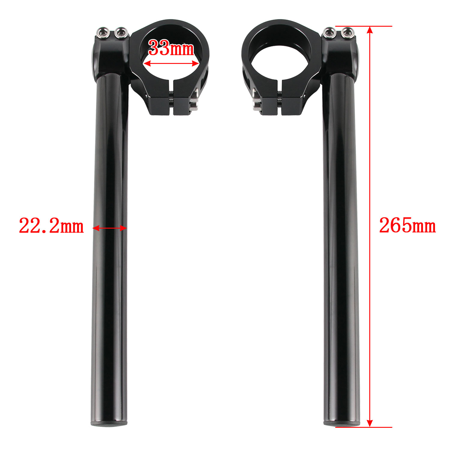 角度調整付 セパレートハンドル 33mm 33パイ LOWタイプ 22.2mm