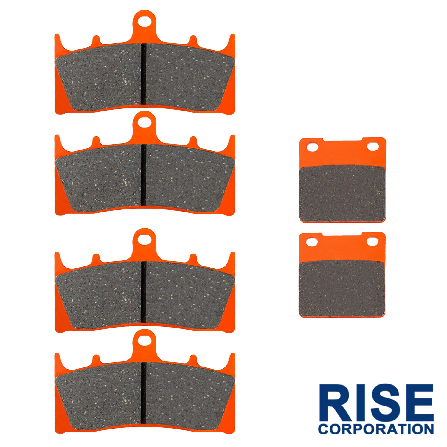 カワサキ ブレーキパッド ZRX1100('97-'00)専用 前後セット 橙