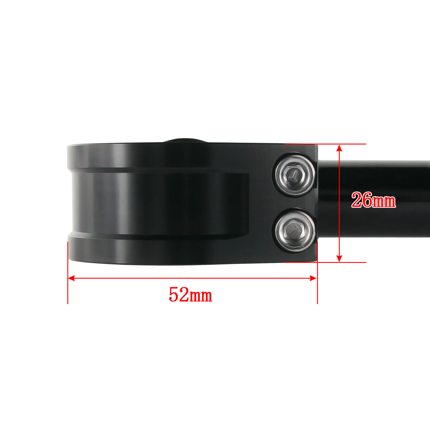 角度調整付 セパレートハンドル 37mm 37パイ LOWタイプ 22.2mm セパハン キット ブラック 黒 アルミ削り出し バイク オートバイ ハンドル 交換 カスタム 汎用の画像