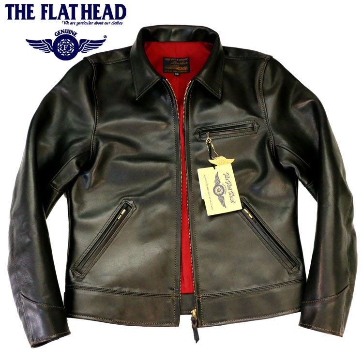 正規逆輸入品】 THE FLAT HEAD シングルライダース ホースハイド 馬革