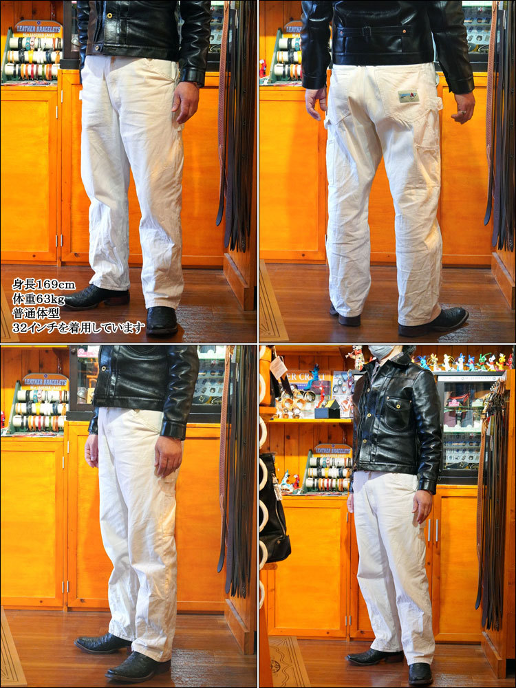 か*ど様 新品 TRADESMAN ダブルニーペインターパンツ 生成 ワークパン Painter Pants ペインターパンツ / TRADESMAN | PEPS