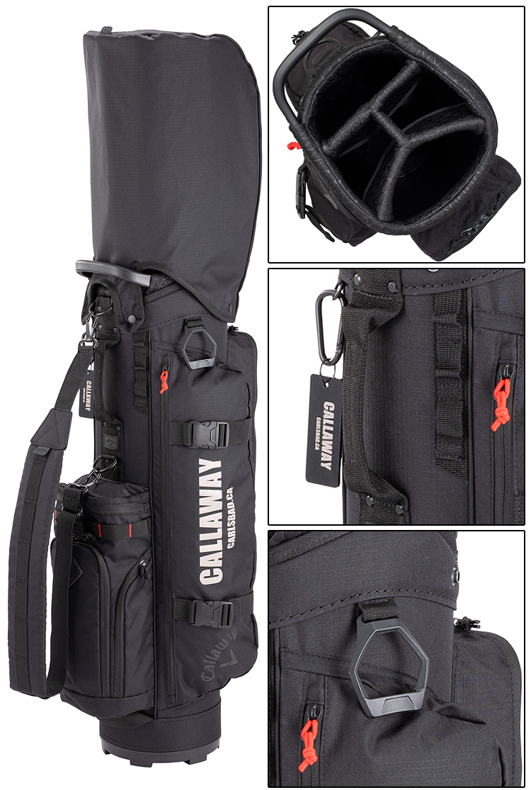 Callaway Laidback Stand 23 JM ブラック 55cm Callaway Laidback Stand 23 JM キャディバッグ 7.5型 47インチ