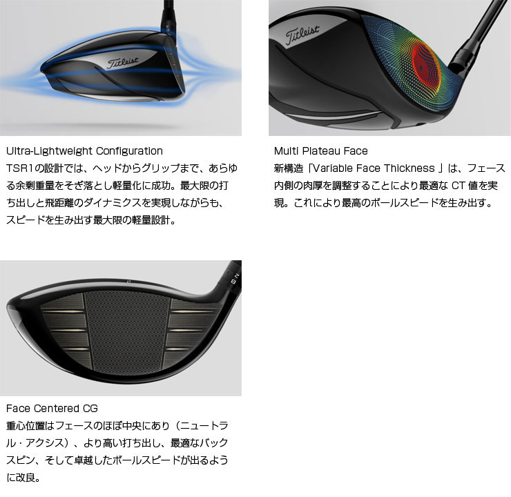 66％以上節約66％以上節約2023 Titleist タイトリスト TSR1 ドライバー