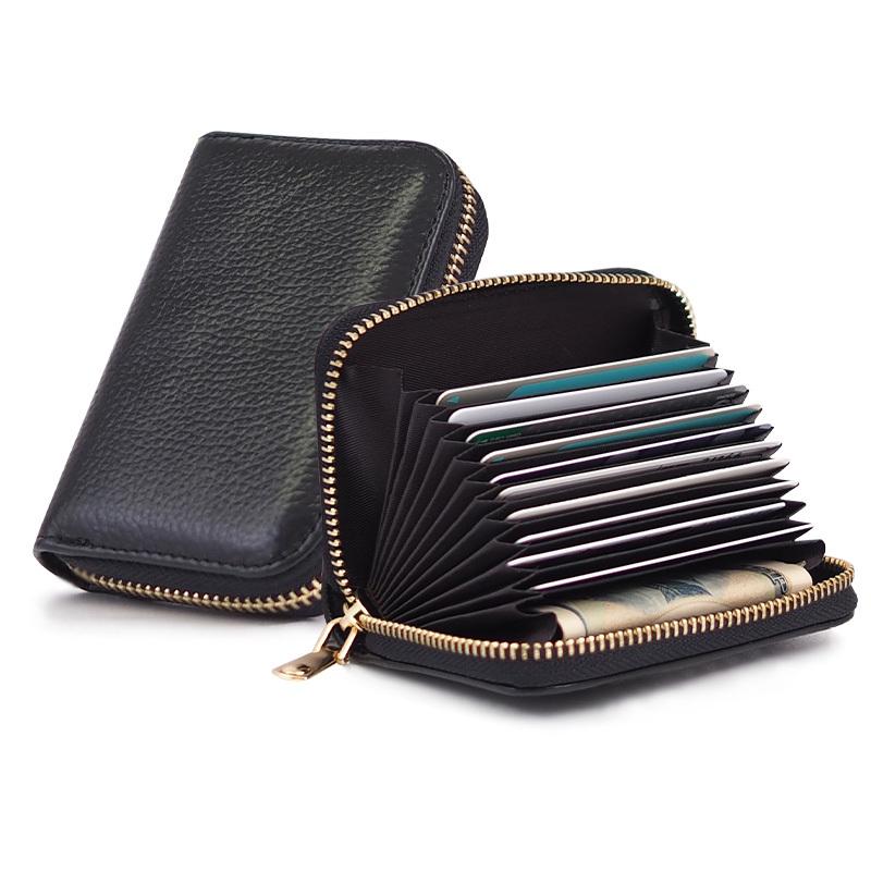 縦型カードケース＆ミニ財布①　スキミング防止　ジャバラカードケースID入れ等新品