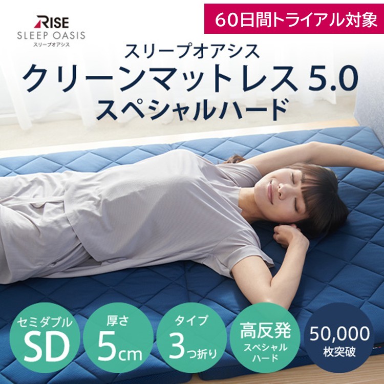ライズ東京 洗える 硬い 硬め 60日間お試し マットレス スペシャル