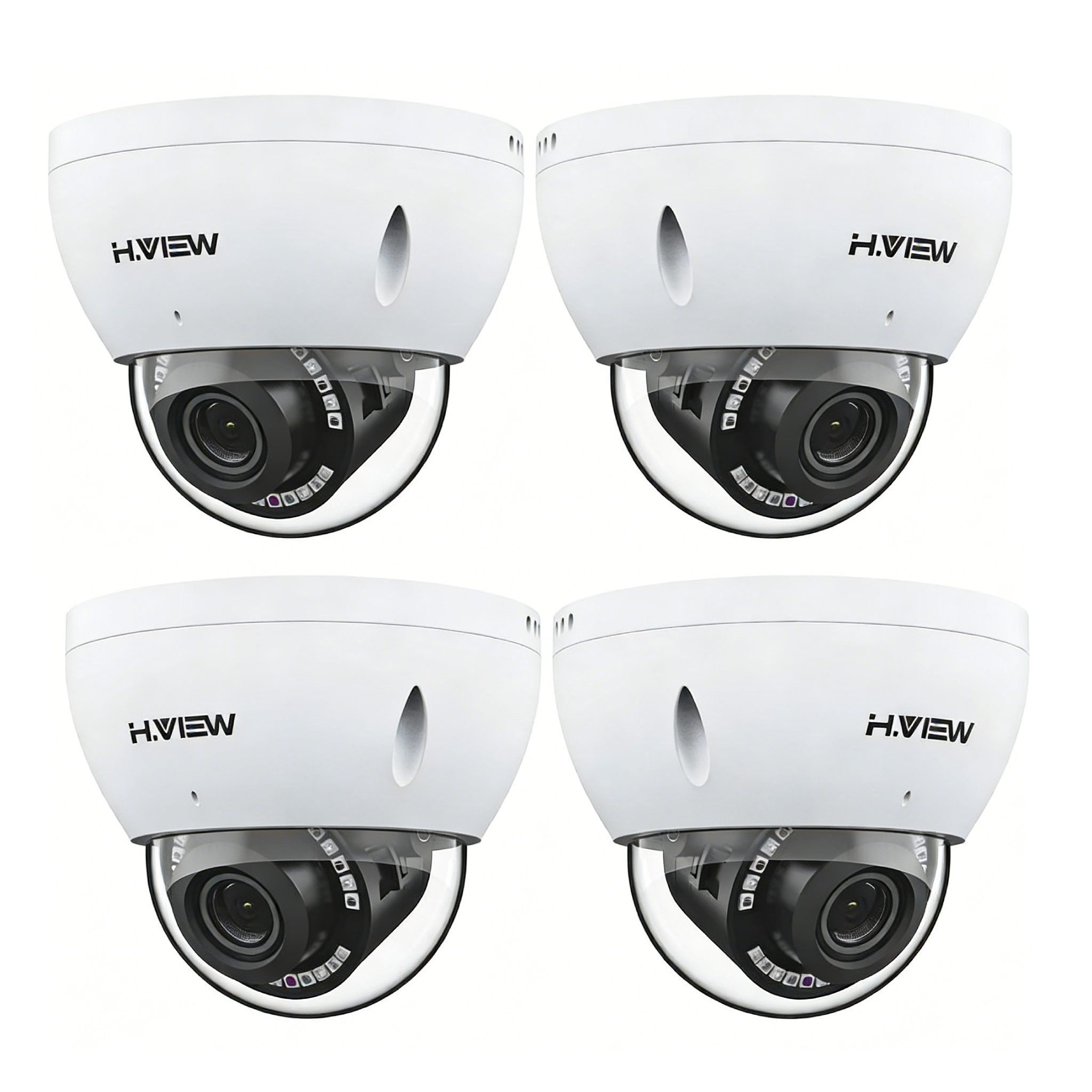 H.VIEW 防犯カメラ 屋外 屋内 5MP POE対応 3X光学ズーム 双方向音声