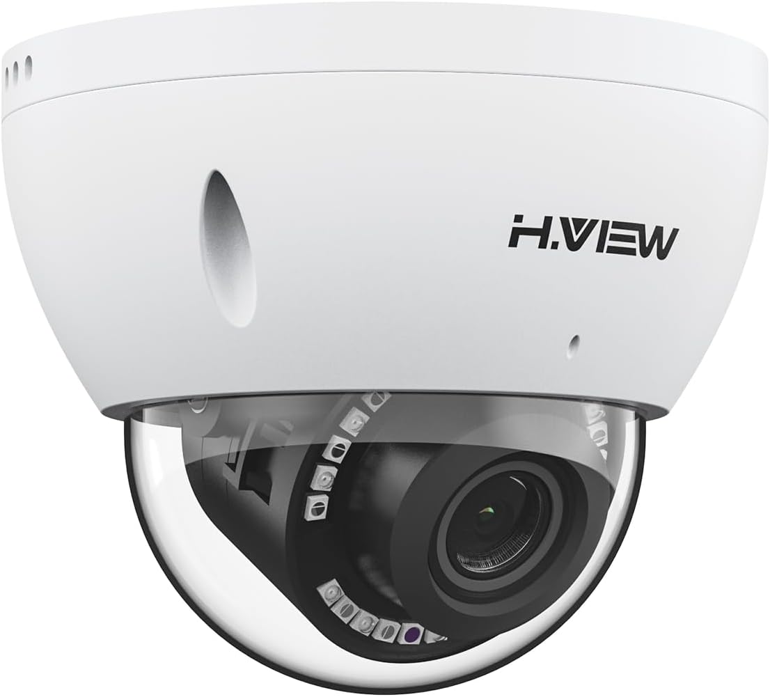 H.VIEW 防犯カメラ 屋外 屋内 800万画素 家庭用 2.7-13.5mmズーム