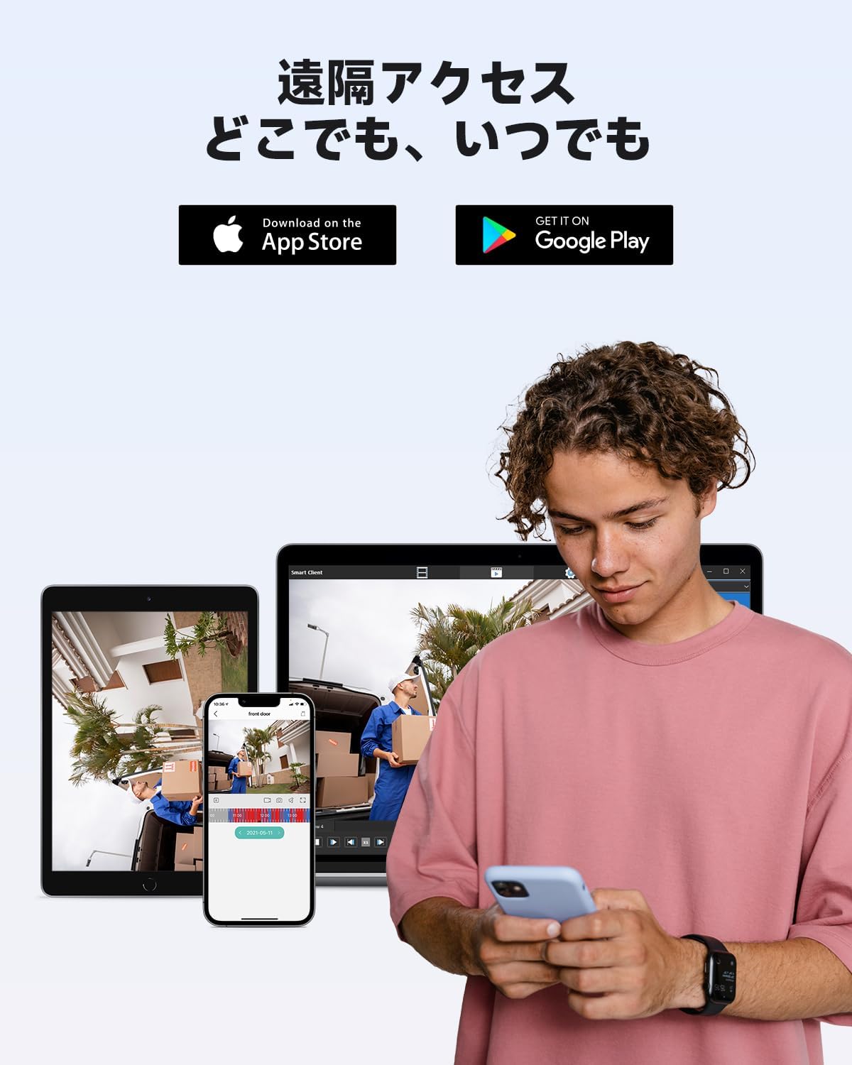 4K画質・フルカラー24/7撮影・双方向音声】H.View 防犯カメラ 屋外