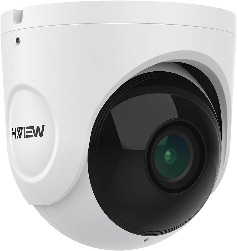 【2026年新モデル】H.VIVEW 防犯カメラ 4K 800万画素 POE給電 24時間フルカラー AI検知 WDR 2.8mm広角 ONVIF対応 IP67防水 双方向音声 スマホ/PC遠隔監視の画像