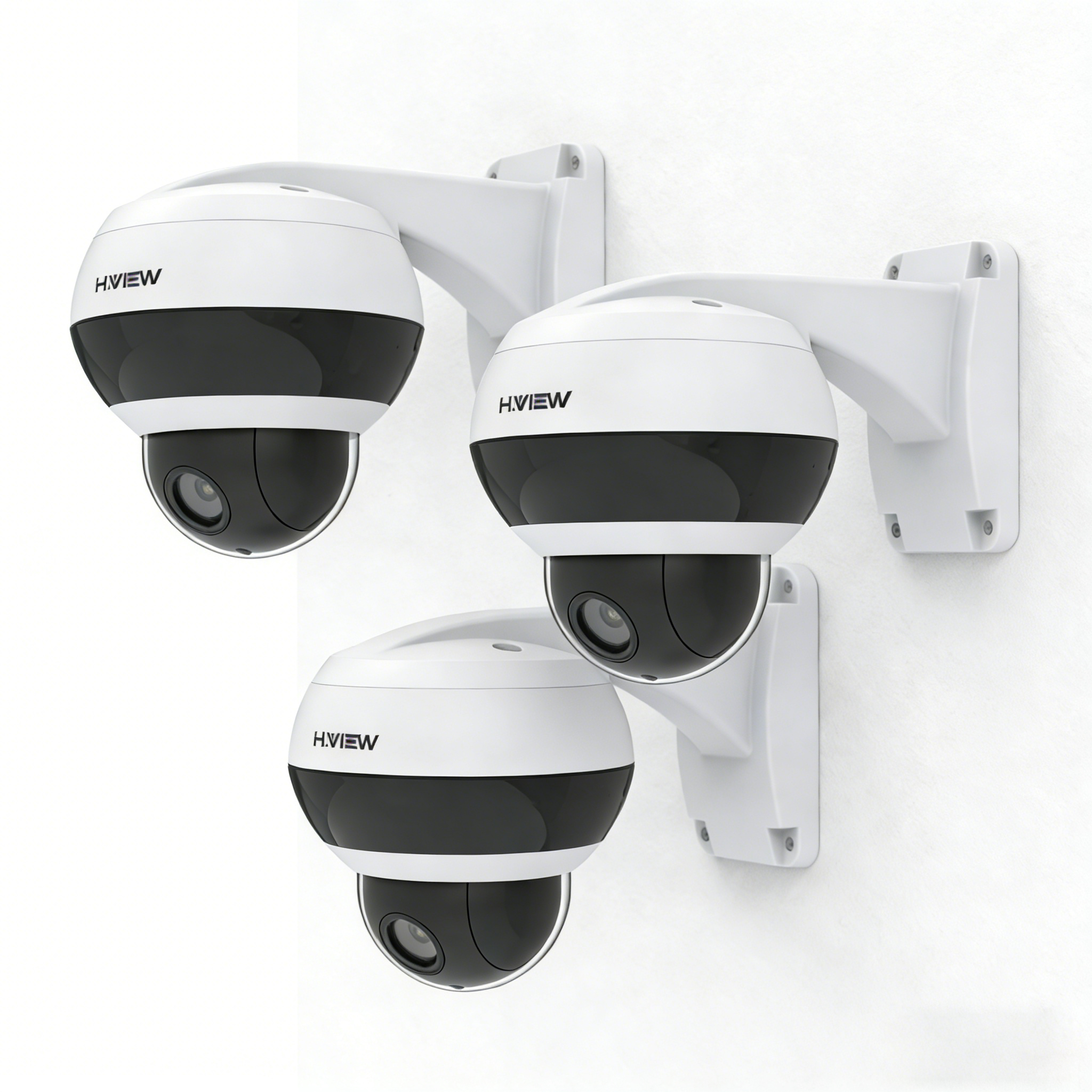 H.VIEW 防犯カメラ PTZカメラ 屋内外兼用 500万画素 5倍光学ズーム