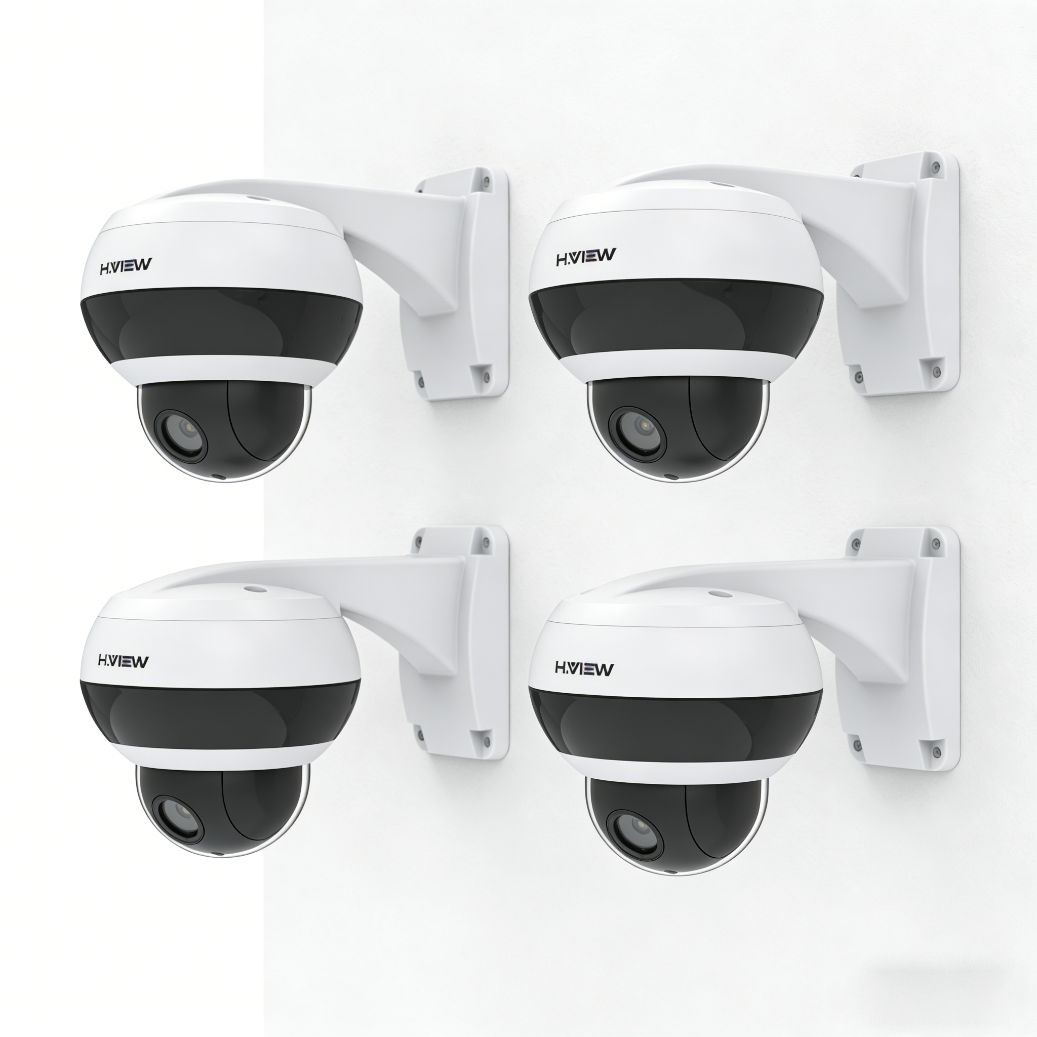 H.VIEW 防犯カメラ PTZカメラ 屋内外兼用 500万画素 5倍光学ズーム