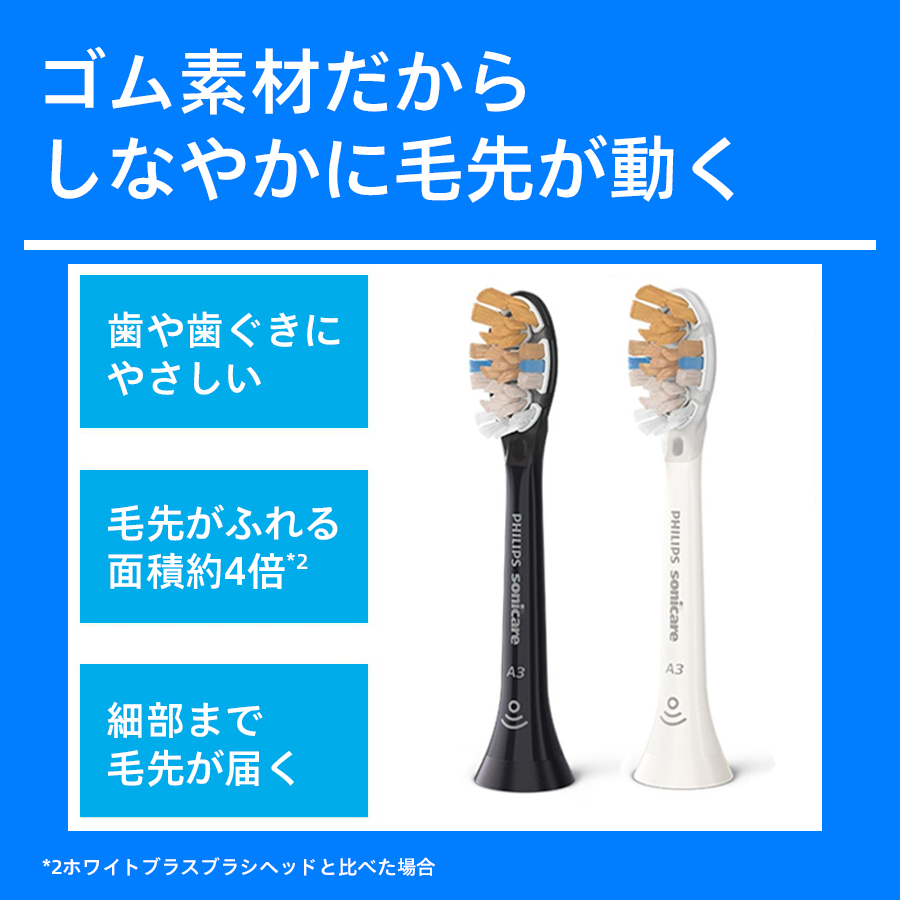 Philips（フィリップス） 替えブラシ G3 HX9052 2本組 ブラック