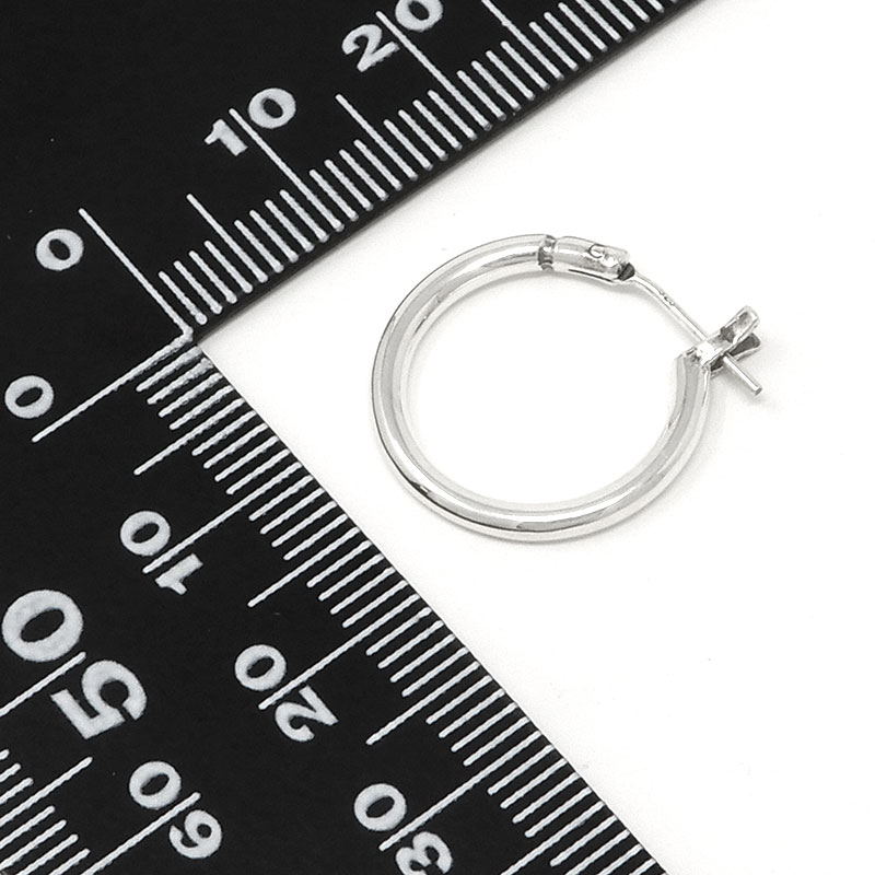 vivify シルバー フープピアス 彫刻模様入り Hoop Pierce(L) - VIVIFY STORE