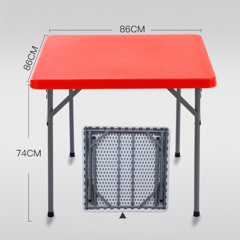折り畳み ミニテーブル テーブル 4人用 食卓 麻雀卓 ポーカーテーブル デスク 作業台 室内 アウトドアテーブル 省スペース 組み立て不要 持ち運び便利 カードゲ｜ritabc｜04