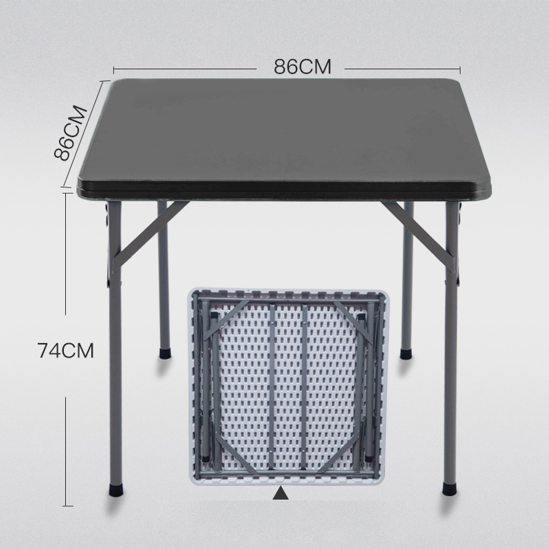 折り畳み ミニテーブル テーブル 4人用 食卓 麻雀卓 ポーカーテーブル デスク 作業台 室内 アウトドアテーブル 省スペース 組み立て不要 持ち運び便利 カードゲ｜ritabc｜07
