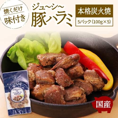 ジューシー豚ハラミ（本格炭火焼き）5パック 約750g おつまみ おつまみセット おかず おかずセット 冷凍 惣菜 惣菜セット ギフト レトルト グルメ 食品