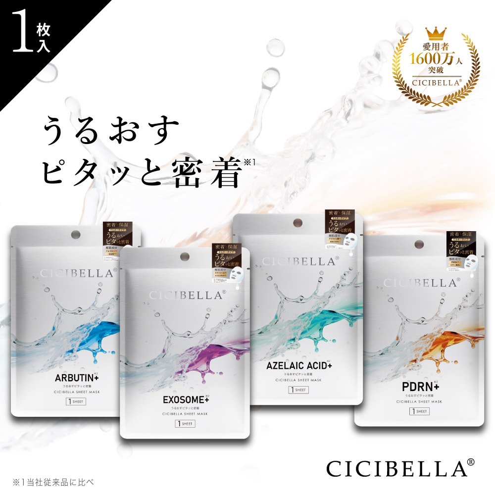 CICIBELLA シシベラ プレミアムミルキーマスク 4枚入り PDRN EXOSOME