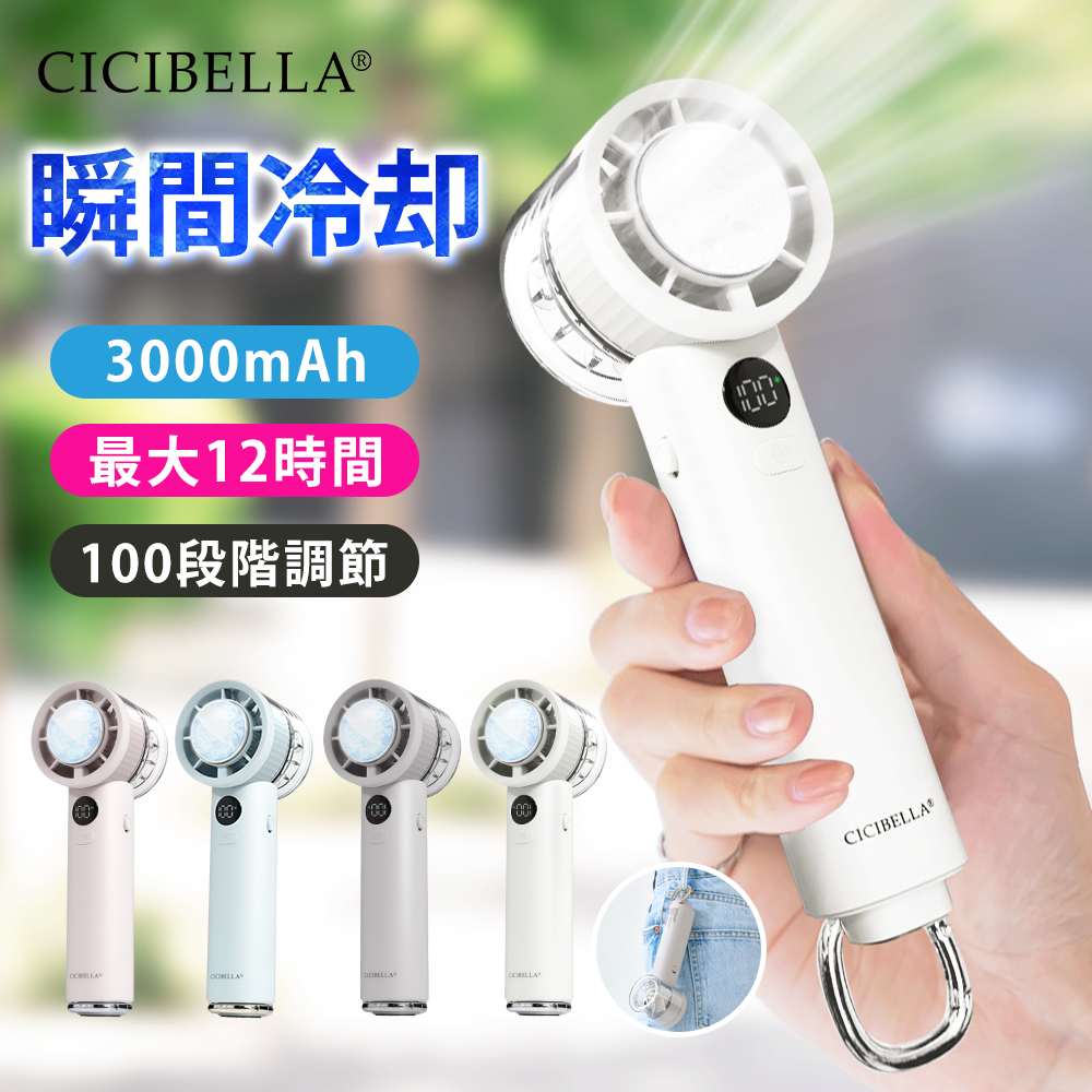 CICIBELLA ハンディファン 冷却ファン 2026 PROMAX 冷却プレート 強力