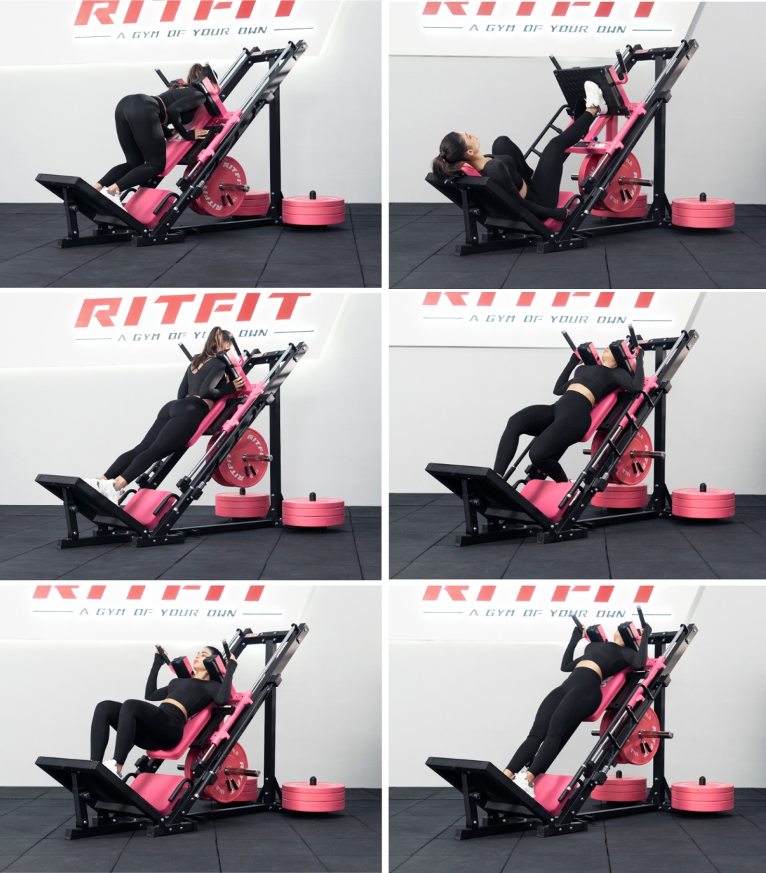 RITFIT 2in1レッグプレスマシン スクワットマシン 下半身強化トレーニングマシン 筋トレ 宅トレ 二種類簡単切り替え 耐荷重545kg 大腿四頭筋 大臀筋 関連画像5