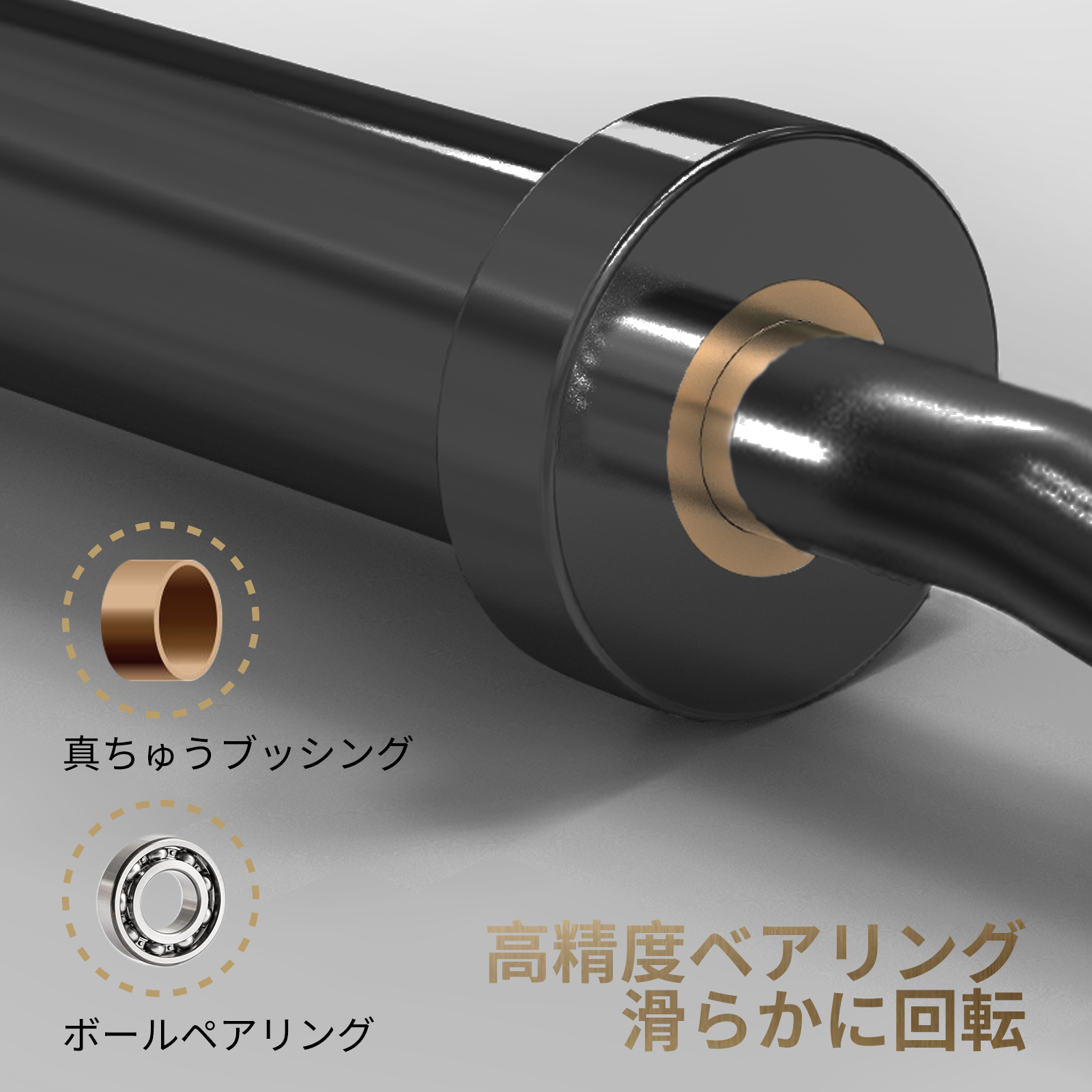 STEADY バーベルシャフト プレート セット 60/80/100/120kg 筋