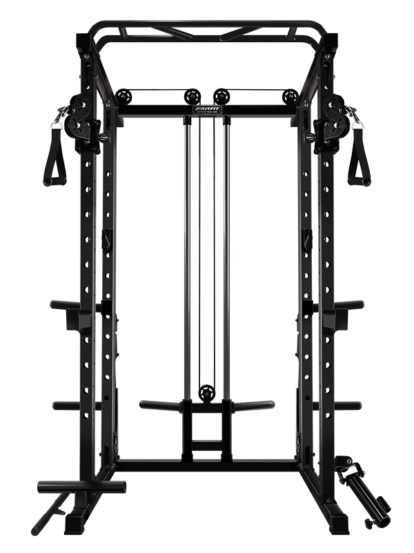 【希少品】 RITFIT パワーケージ ケーブルクロスオーバーシステム マルチトレーニングマシン フィットネス 懸垂 ホームジム トレーニングベンチ付き 筋トレ 耐荷重455kg 【JS1862167188】(68080円)