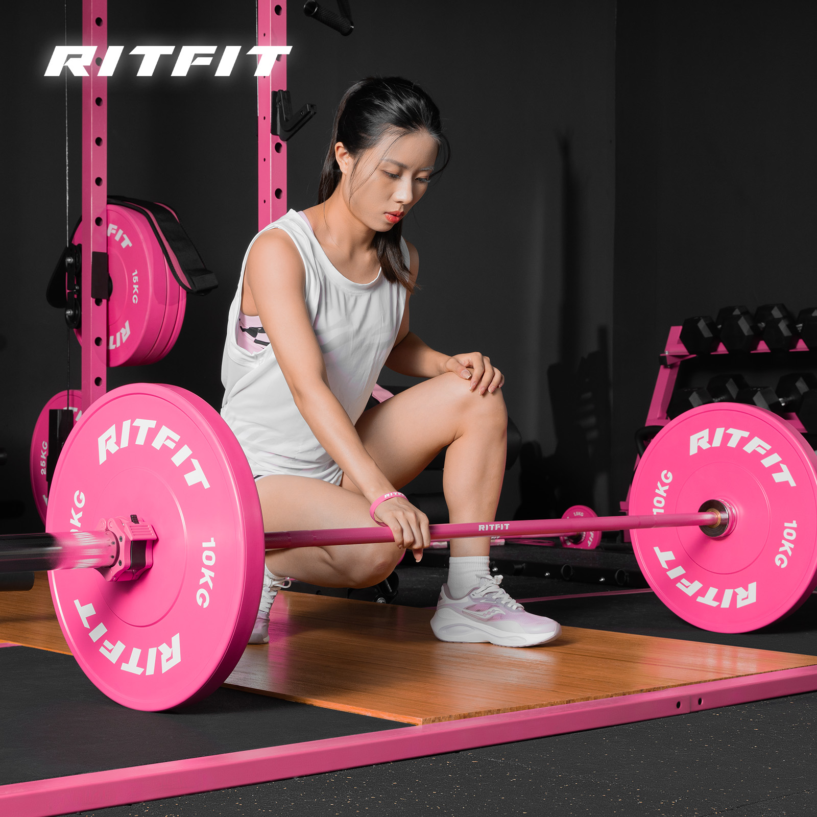 RITFIT ウェイトプレート バンパープレート オールラバーコーティング バーベルプレート10kgペア 筋トレ 女性 フリーウェイト ホームジム  宅トレ : rf-frplatepk-10kgjp : RITFIT Japan - 通販 - Yahoo!ショッピング