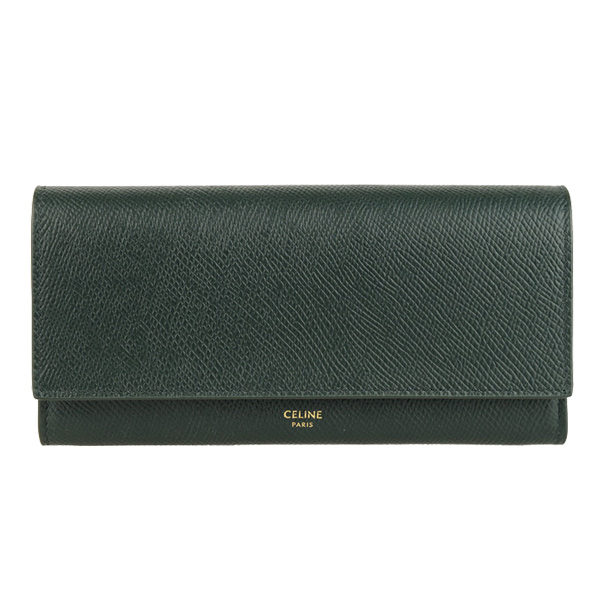 セリーヌ 長財布 10B563BEL.10BL レザー CELINE（セリーヌ） 10B563BEL.38NO Large Flap Wallet レザー 二