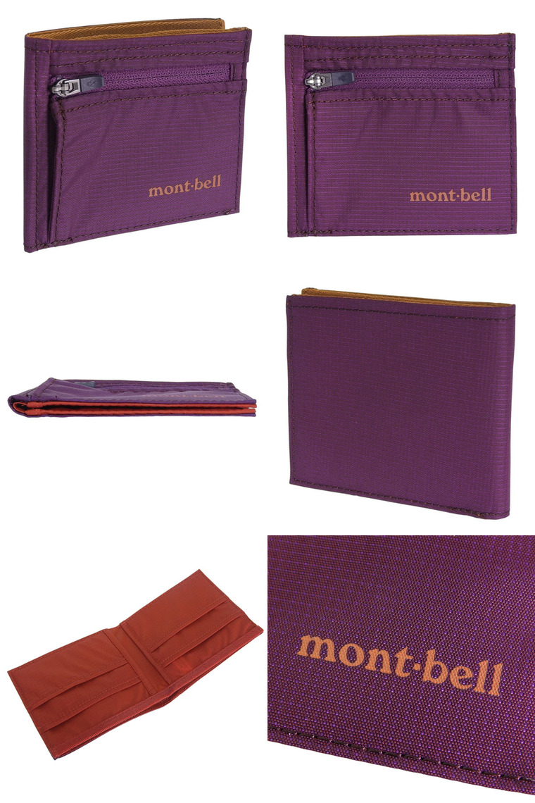 mont-bell（モンベル） 財布 メンズ 2つ折り 折財布 コンパクト