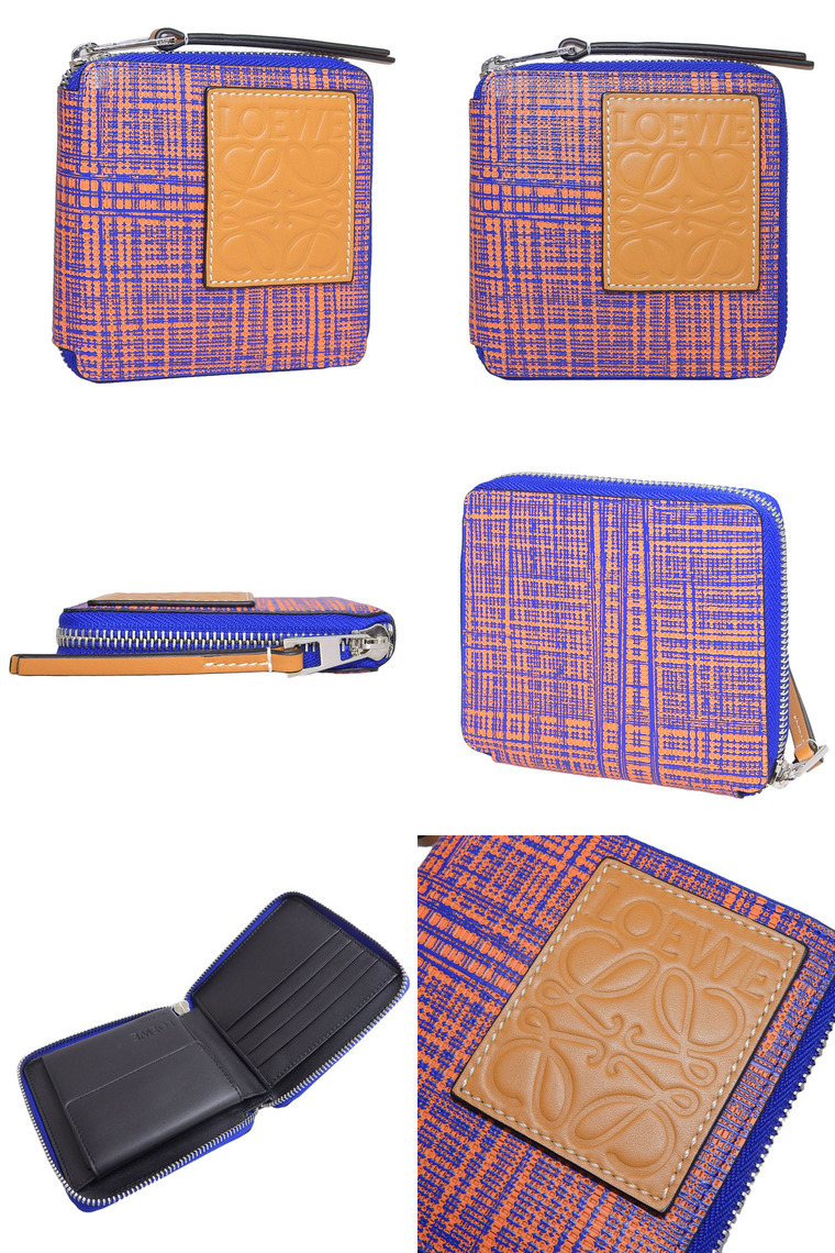 LOEWE（ロエベ） ラウンドファスナー 財布 折財布 二つ折り 財布