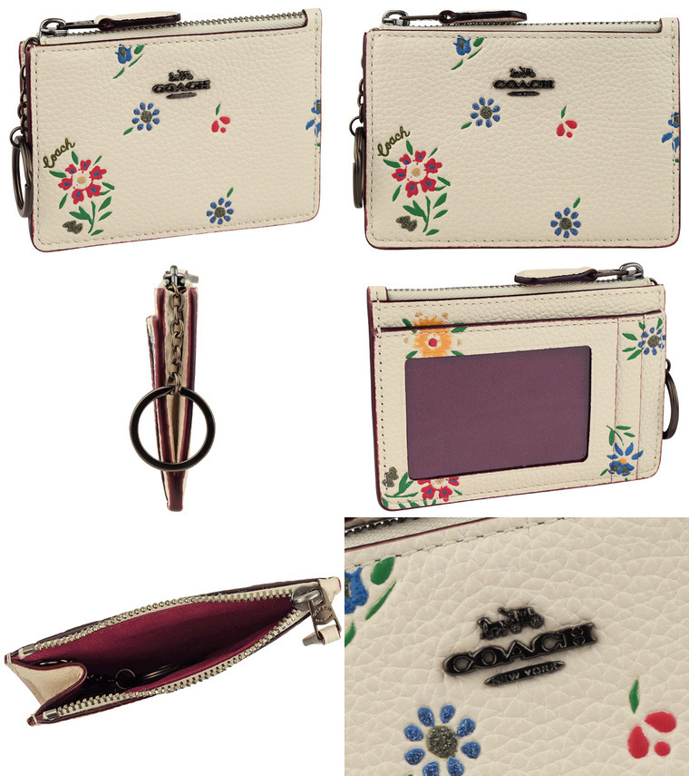 COACH（コーチ） パスケース コインケース 花柄 アウトレット 1353