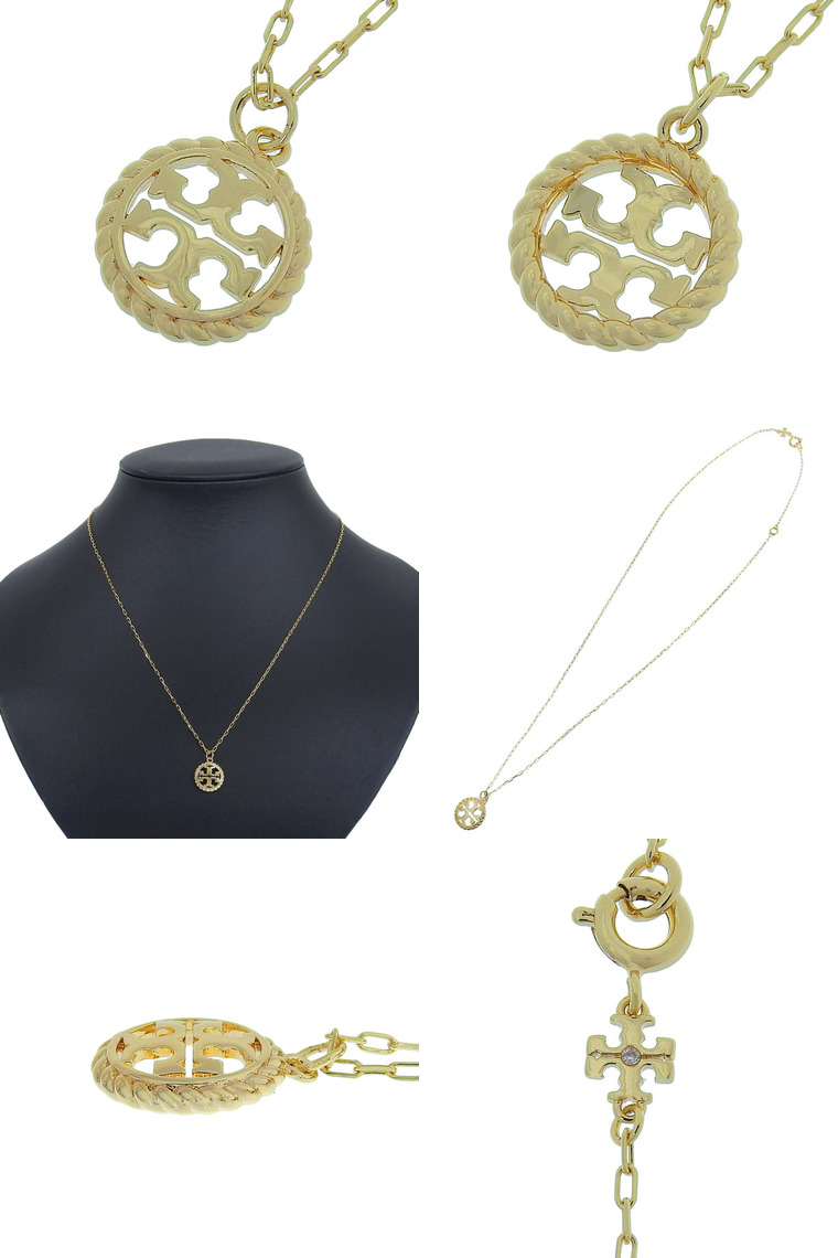 Tory Burch（トリーバーチ）ロゴ ネックレス TORY BURCH トリーバーチ ブランド ネックレス レディース 結婚
